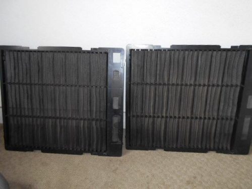 ホコリが取り除かれたフィルター