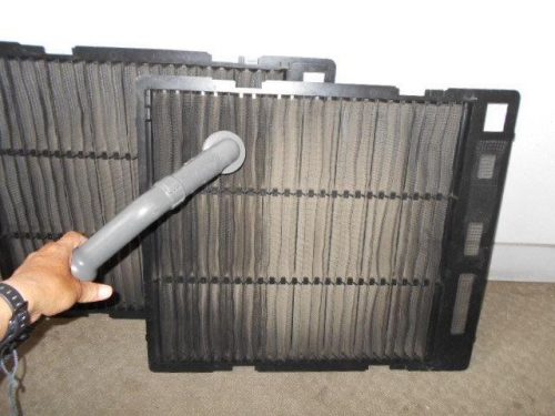 ホコリが溜まっているフィルター