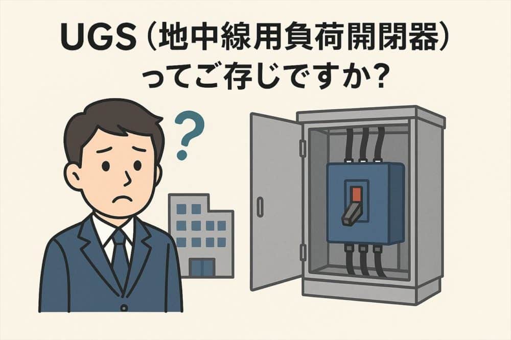 UGS（地中線用負荷開閉器）ってご存じですか？