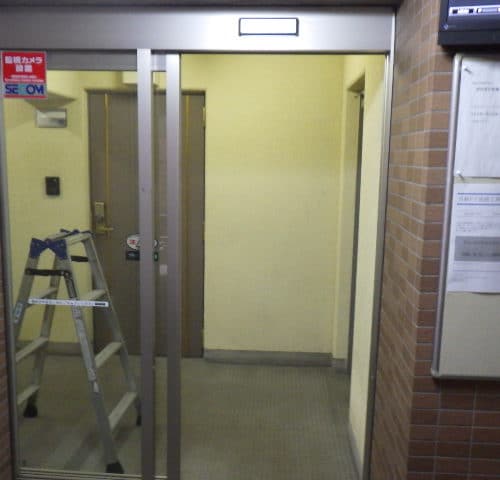 自動ドア 簡易修繕