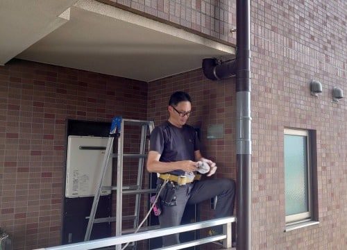 新規配管の接続