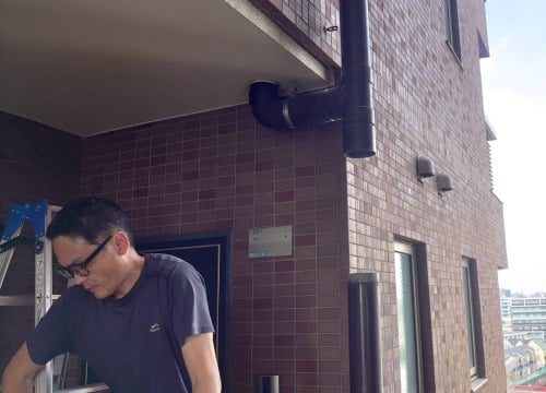 漏水箇所の切断後