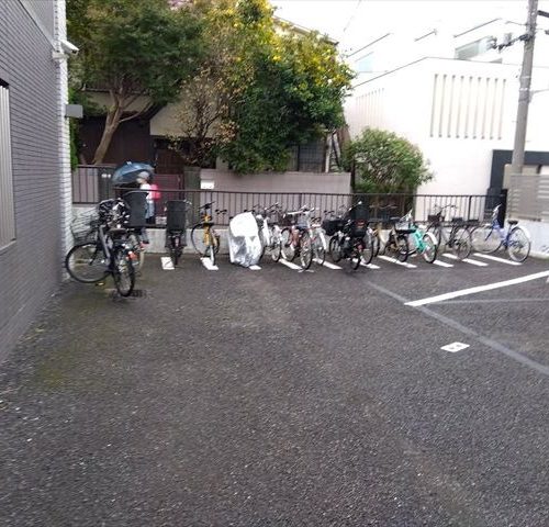 工事前の駐輪スペース
