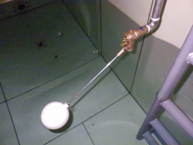 ボールタップ交換後の画像