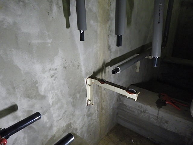 主弁を撤去した画像